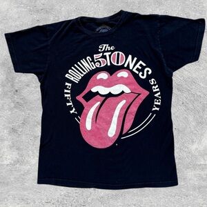 Rolling Stones 50 Years Y2K Indie Grunge T-shirt Men’s Size (M)